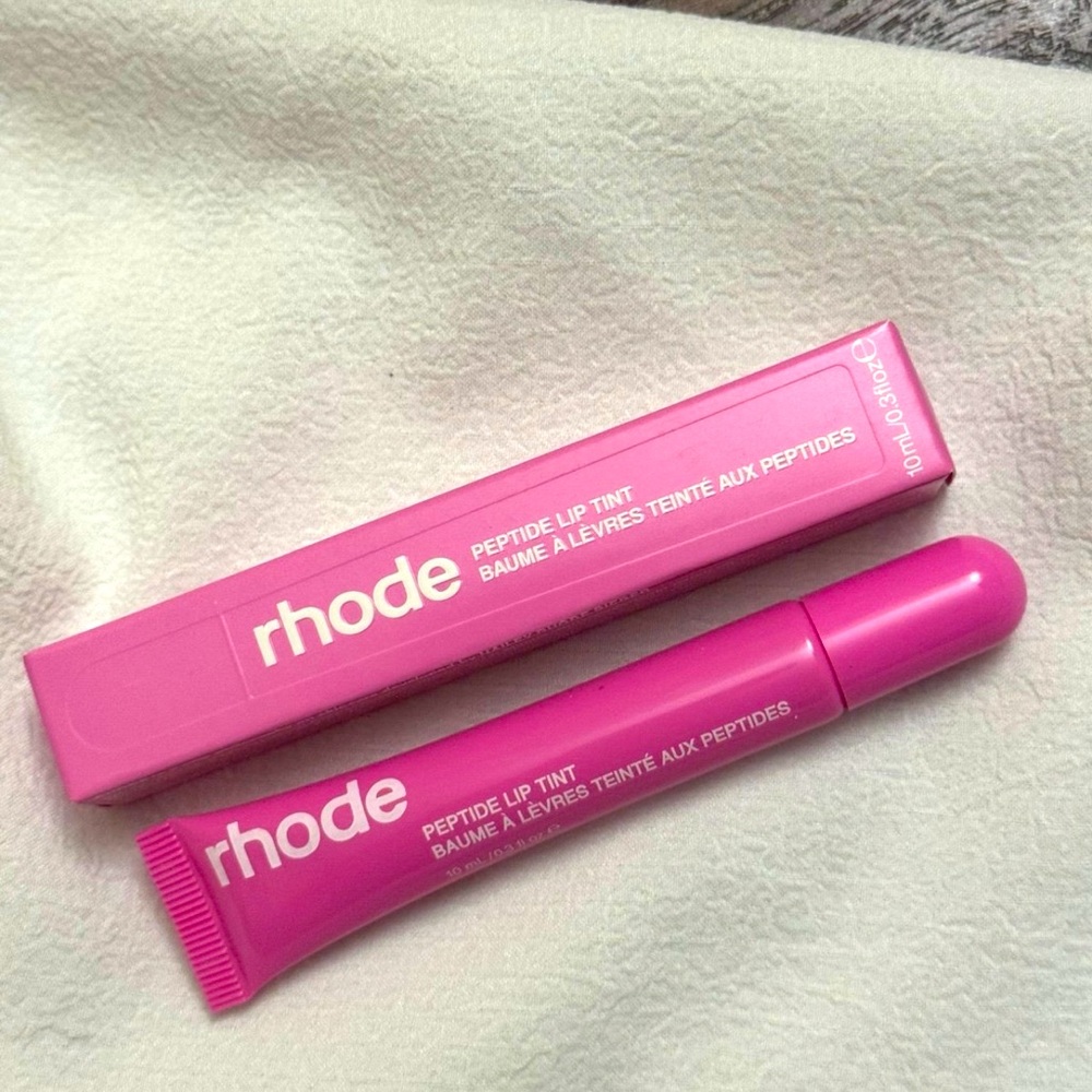 2-pieces to makeup for the shipping cost. RHODE Peptide Lip Tint in Bright Pink